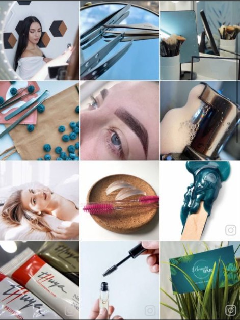 Визуальный контент бренда Beauty Bar